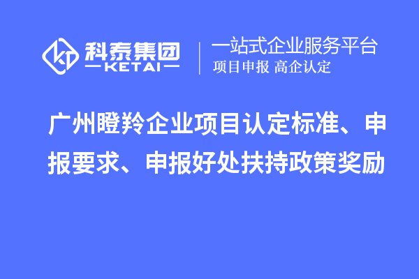 廣州瞪羚企業(yè)項目認定標準、申報要求、申報好處扶持政策獎勵