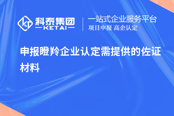 申報<a href=http://www.qiyeqqexmail.cn/fuwu/dengling.html target=_blank class=infotextkey>瞪羚企業(yè)認定</a>需提供的佐證材料