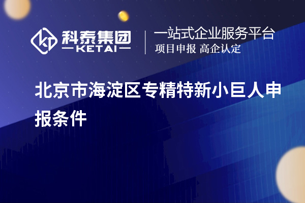 北京市海淀區(qū)<a href=http://www.qiyeqqexmail.cn/fuwu/zhuanjingtexin.html target=_blank class=infotextkey>專精特新小巨人申報</a>條件