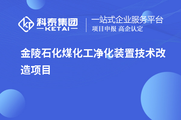 金陵石化煤化工凈化裝置技術(shù)改造項目