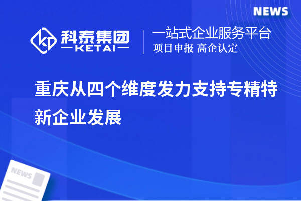 重慶從四個(gè)維度發(fā)力支持專精特新企業(yè)發(fā)展