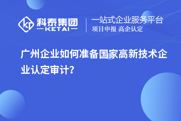 廣州企業(yè)如何準(zhǔn)備國(guó)家高新技術(shù)企業(yè)認(rèn)定審計(jì)？