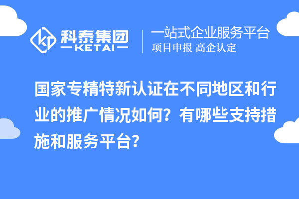 國(guó)家專精特新認(rèn)證在不同地區(qū)和行業(yè)的推廣情況如何？有哪些支持措施和服務(wù)平臺(tái)？