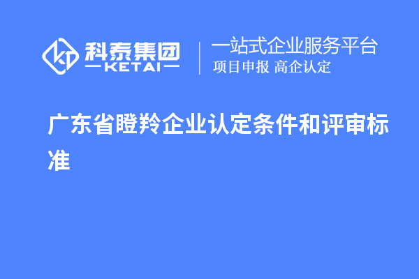 廣東省<a href=http://www.qiyeqqexmail.cn/fuwu/dengling.html target=_blank class=infotextkey>瞪羚企業(yè)認(rèn)定</a>條件和評審標(biāo)準(zhǔn)
