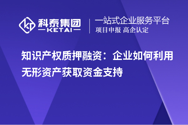 知識(shí)產(chǎn)權(quán)質(zhì)押融資：企業(yè)如何利用無形資產(chǎn)獲取資金支持