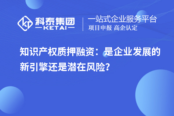 知識產(chǎn)權(quán)質(zhì)押融資：是企業(yè)發(fā)展的新引擎還是潛在風(fēng)險(xiǎn)？